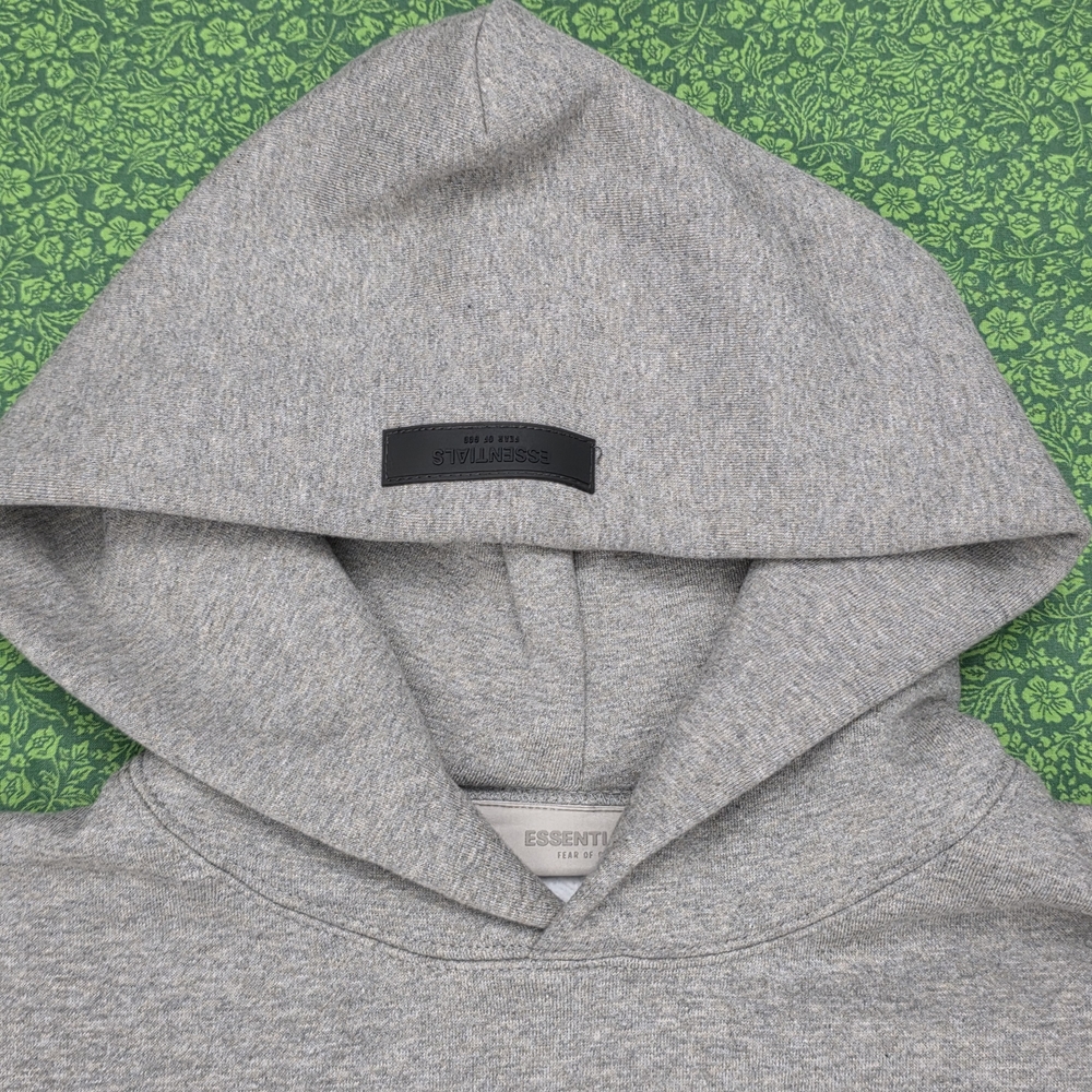 Essentials Dark Oatmeal Hoodie Unisex - Picture 8 of 16